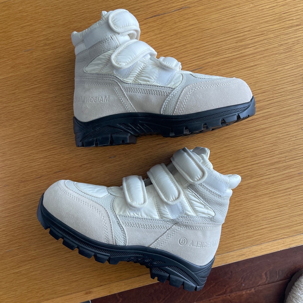 Margiela MM6 Cream Winter Boots